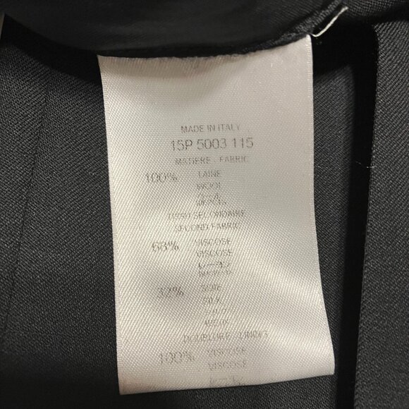 GIVENCHY WOMEN'S BLACK WOOL TUXEDO TROUSES (SIZE 36EURO/4US - Picture 10 of 16